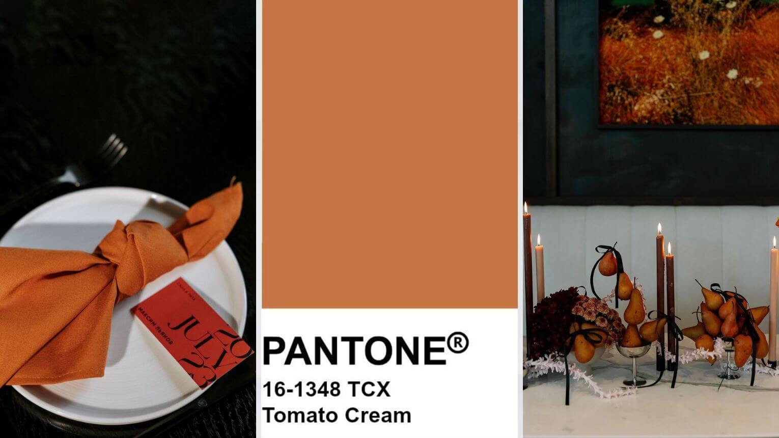 Tomato cream Pantone 