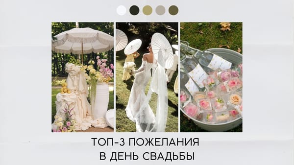Пожелания в день свадьбы